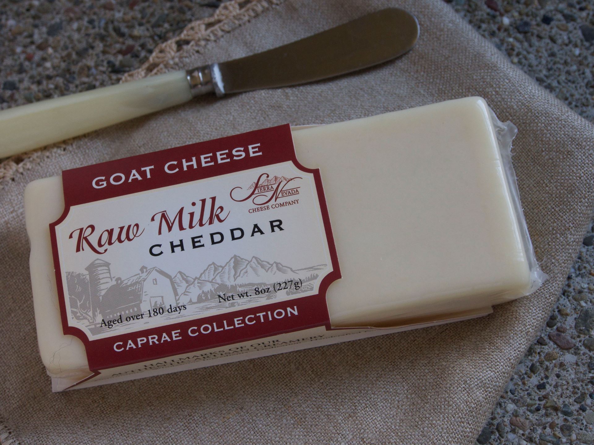 Picture of Sierra Nevada Raw Goat Cheddar