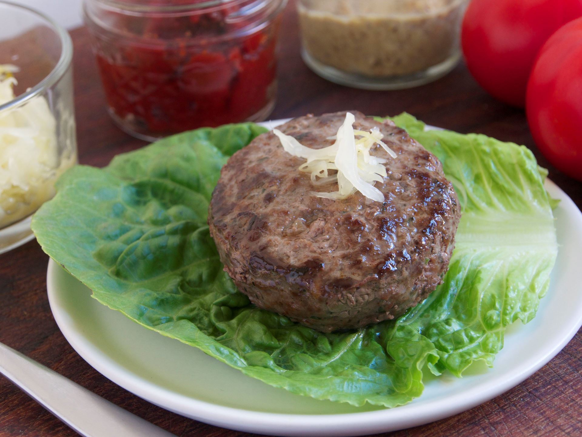 Picture of Frozen -- Hamburgers -- Four 4 oz. patties