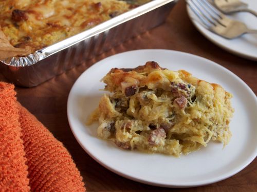 Picture of Baked Spaghetti Squash Carbonara