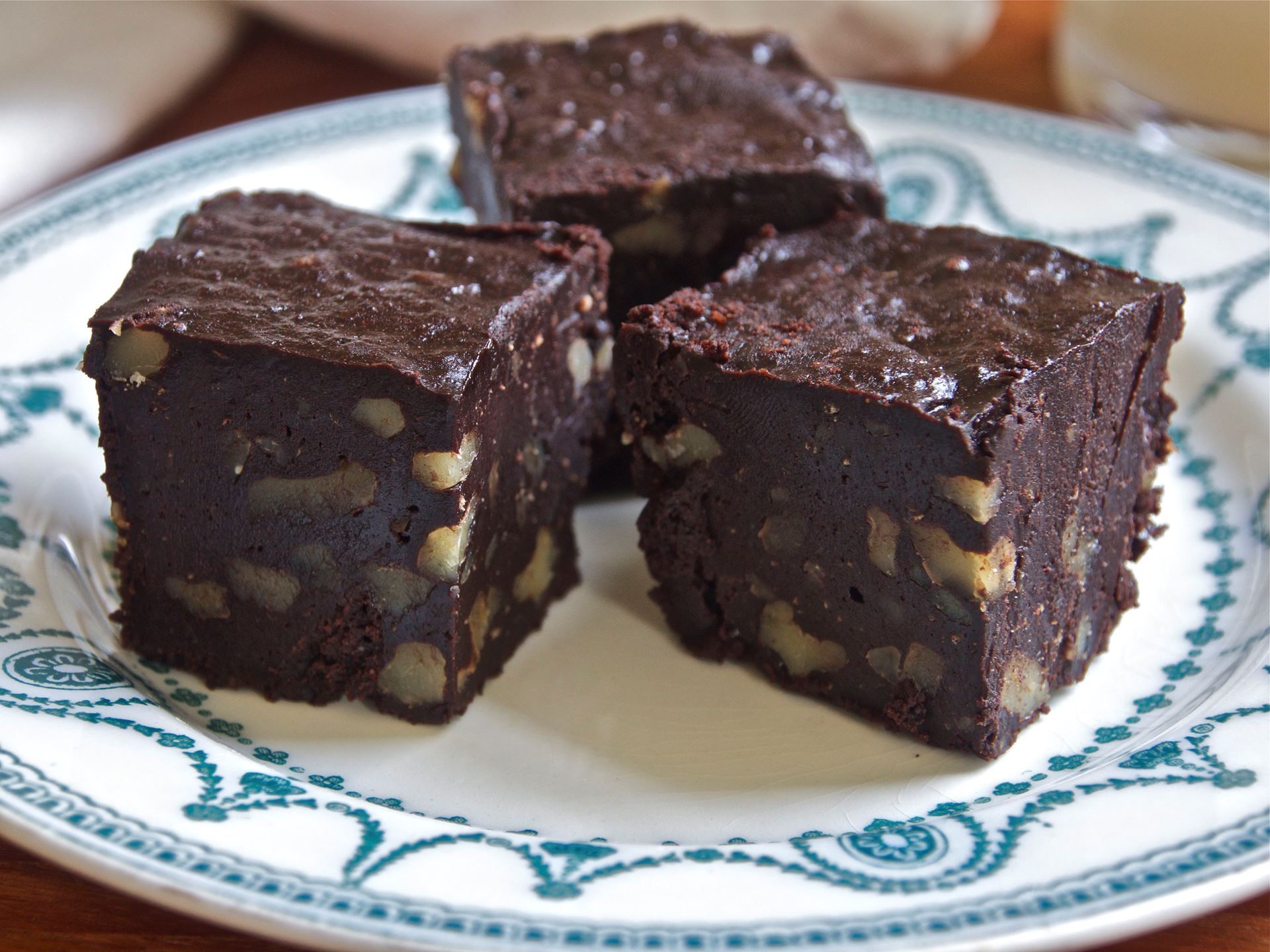 Picture of Fudge Brownies with Crispy Walnuts (Gluten-free) -- 11 oz by weight
