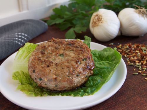 Picture of Frozen -- Mild Italian Pork Sausage Patties -- Four 4 oz. patties