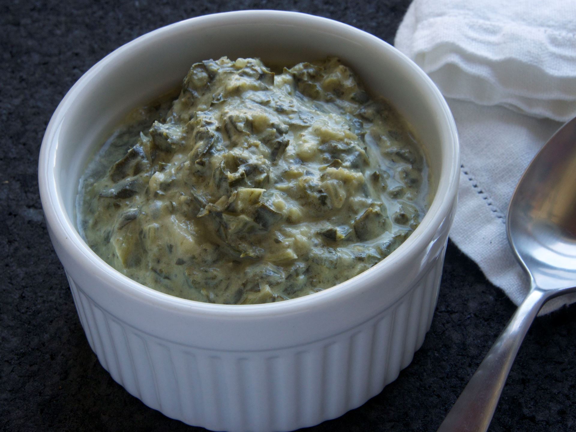 Picture of Creamed Greens with Coconut Milk (Vegan)