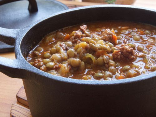 Picture of Frozen -- Lentil Chili with Lamb 22 oz 