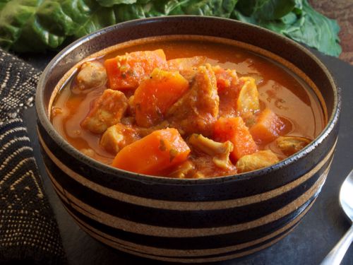 Picture of Frozen -- West African Chicken Stew with Cabbage and Carrots - 22 oz