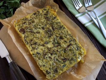 Picture of Frozen -- Frittata with Leeks, Chard and Cheddar 