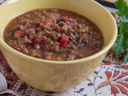 Picture of Ground Beef Keema with Red Lentils (Dal Keema) -- 16 oz