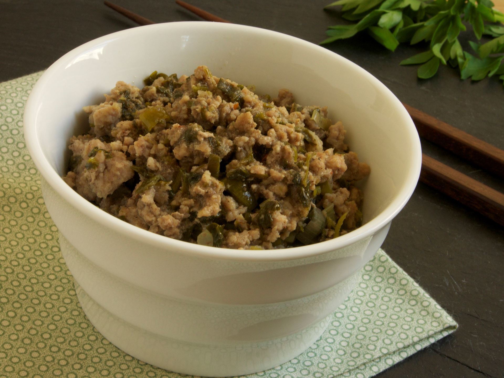 Picture of Frozen -- Thai-Style Ground Pork -- 16 oz