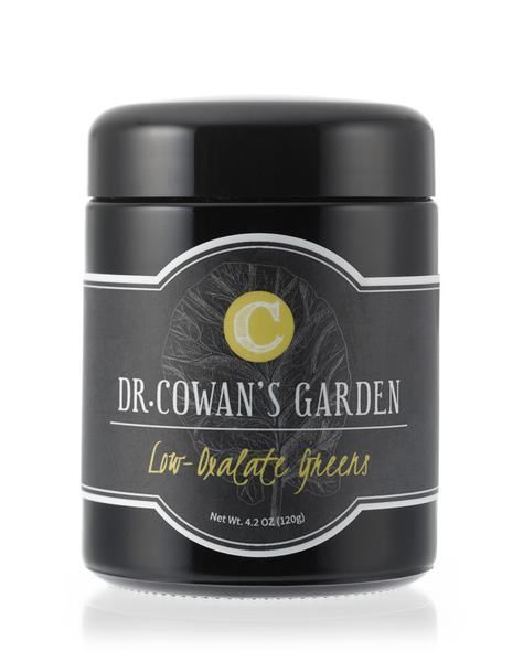 Picture of Dr. Cowan's Garden Low Oxalate Greens Powder Miron Jar