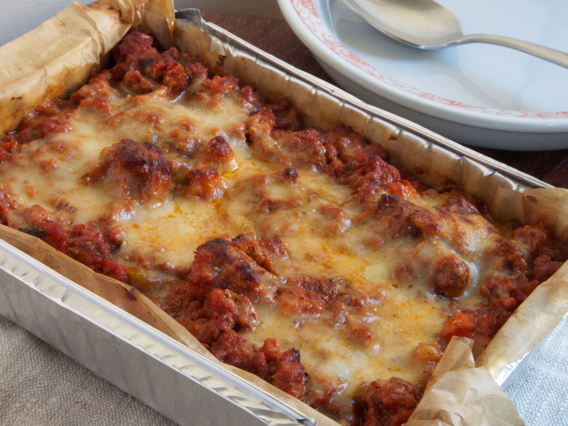 Picture of Frozen -- Baked Spaghetti Squash and Ragu Pie