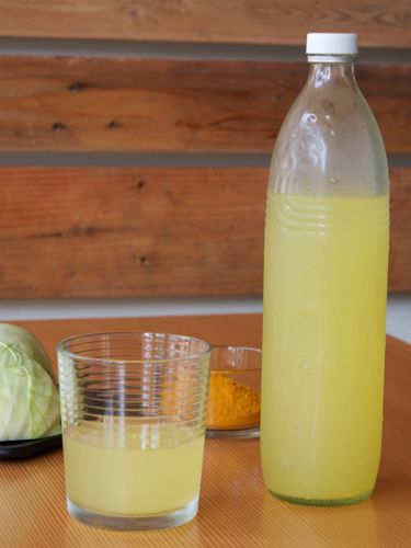 Picture of 375ml -- Turmeric Ginger Cabbage Tonic DETOX Participants ONLY