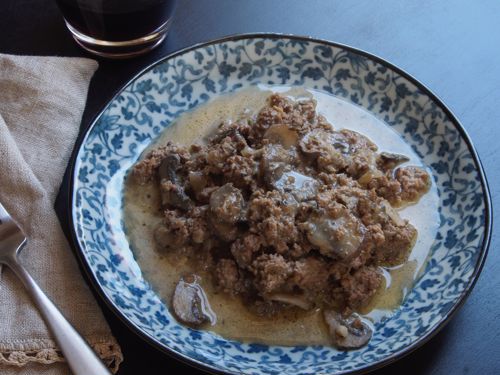 Picture of Frozen -- Ground Beef Stroganoff  with Mushrooms (Pint)