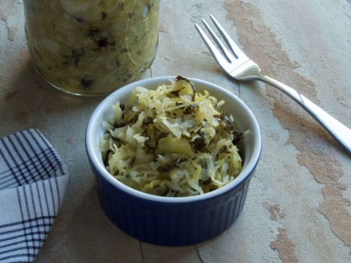 Picture of Herbs and Greens Kraut