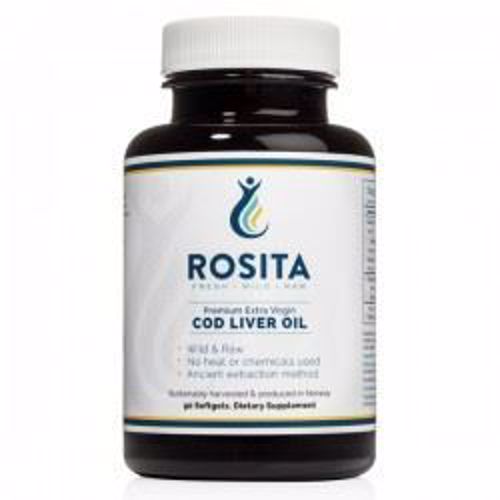 Picture of Rosita Extra-Virgin Cod Liver Oil Capsules