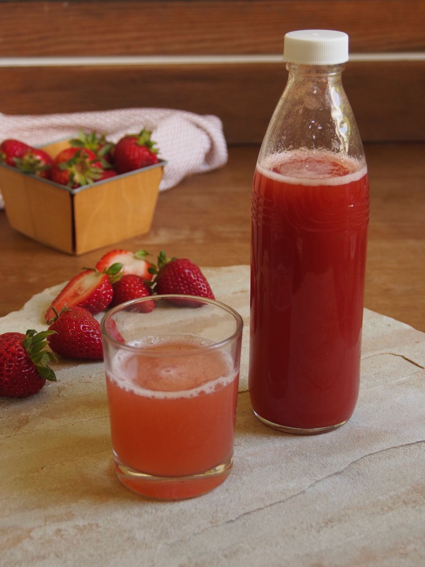 Picture of Strawberry Fennel Honey Shrub