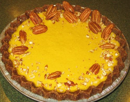 Picture of POSTPONED. Holiday Desserts -- Raw, Vegan, Grain-Free Pumpkin Pie (11/20/19, 6-7:30pm) 