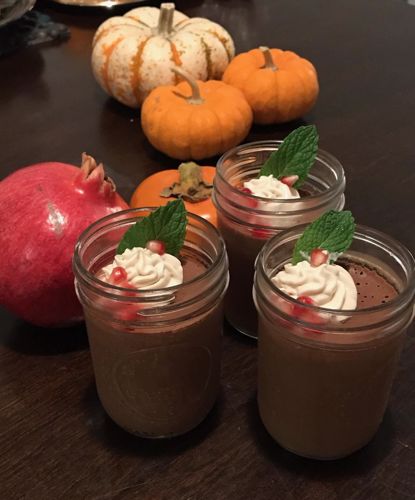 Picture of Postponed. Vegan Chocolate Mousse, & Seasonal Fruit Parfaits with Coconut Whipped Cream & Spiced Pecan Crumble (12/4/19, 6-7:30pm)  