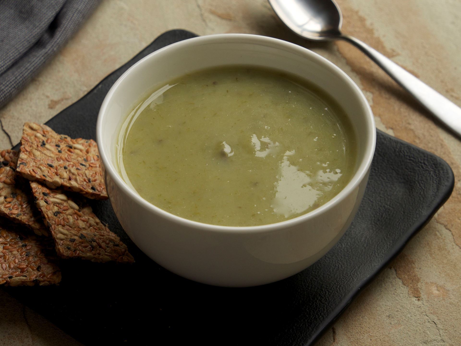 Picture of Frozen -- Creamy Celery Soup with Chicken Broth and Butter -- 22 oz