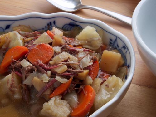 Picture of Corned Beef & Cabbage Stew -- 22 oz.