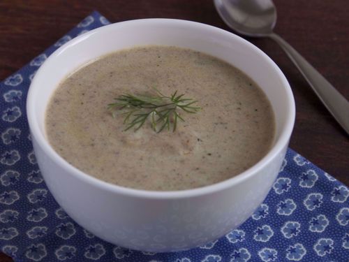 Picture of Frozen -- Creamy Mushroom Soup (Vegan) -- 22 oz