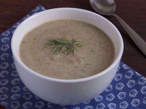 Picture of Frozen -- Creamy Mushroom and Leek Soup