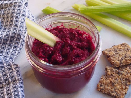 Picture of Paleo Beet Hummus (Vegan) -- 8 oz