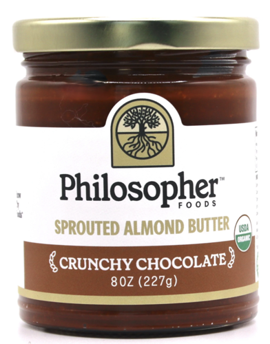 Picture of Philosopher Foods Small Crunchy Chocolate Sprouted Almond Butter