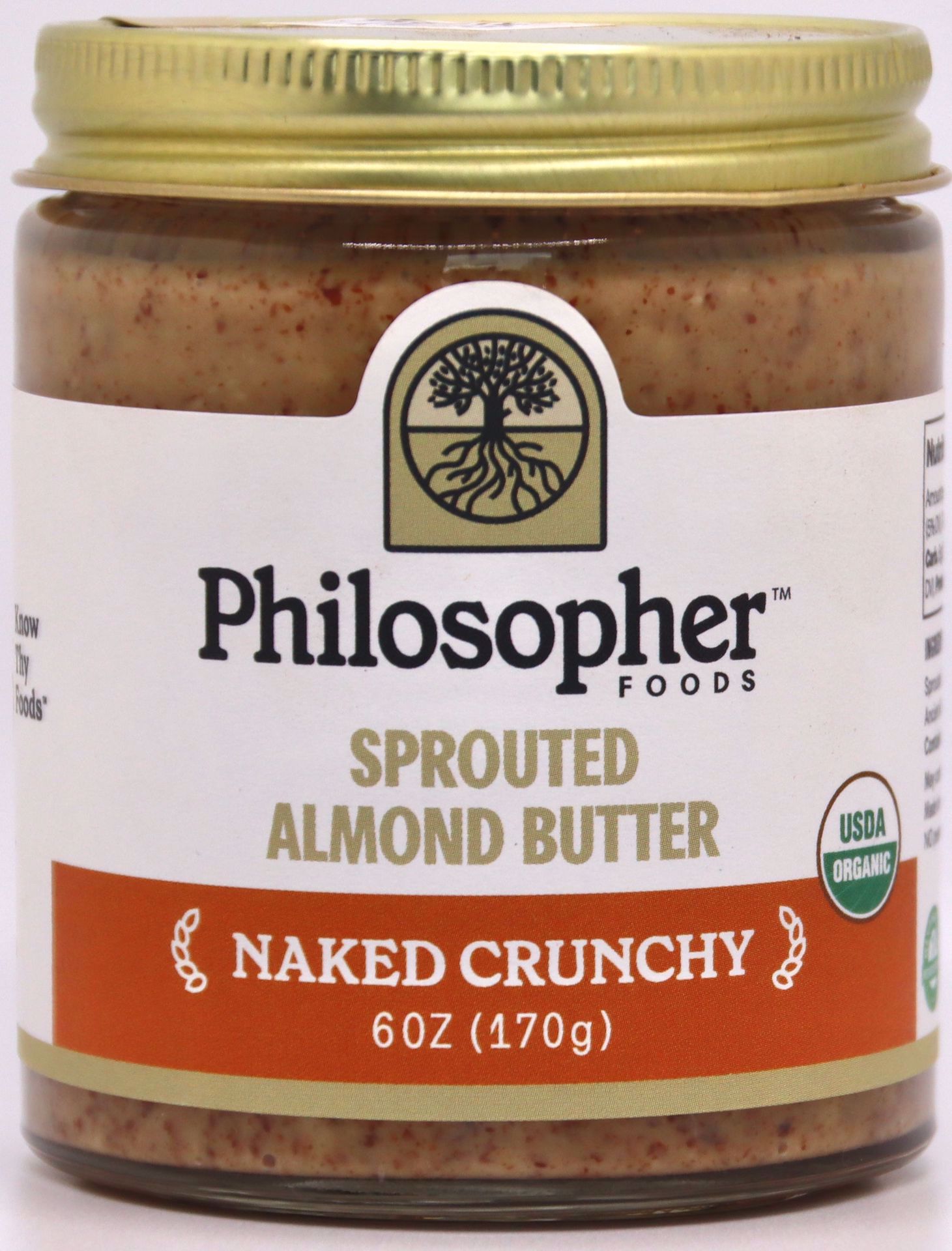 Picture of Philosopher Foods Sprouted Almond Butter (Small Super Crunchy)