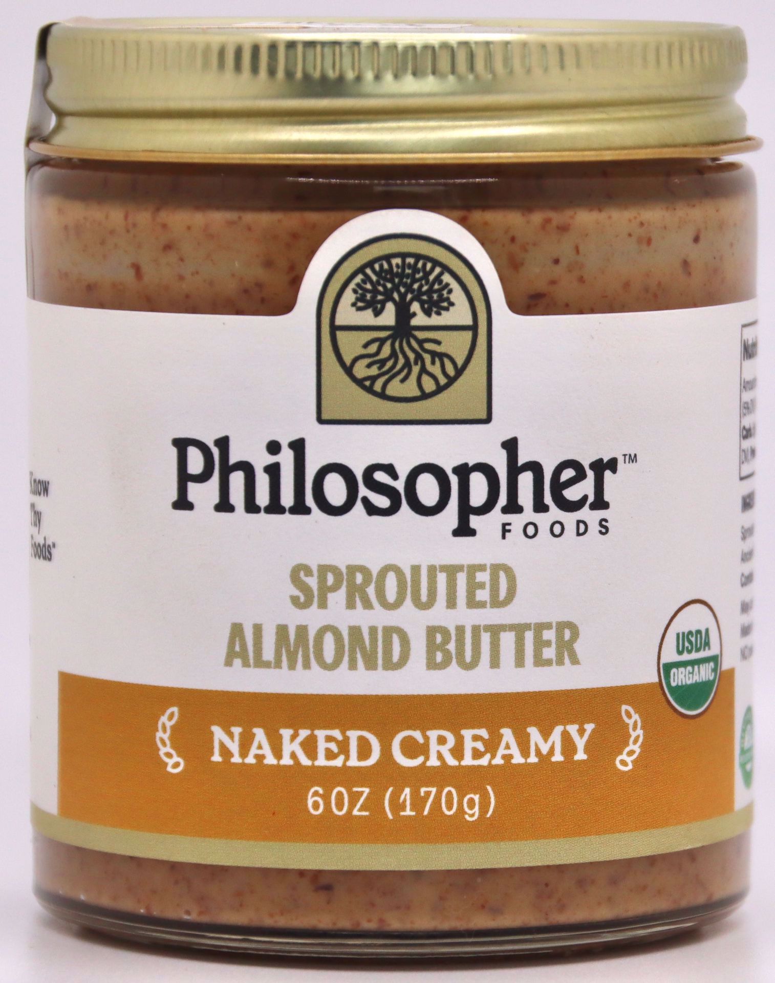 Picture of Philosopher Foods Sprouted Almond Butter (Small Silky Smooth)