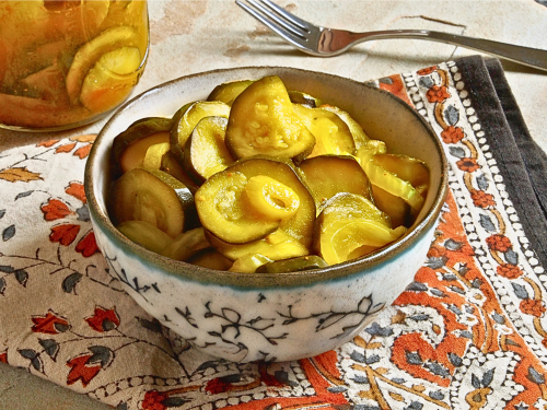 Picture of Zesty Zucchini Pickles