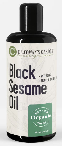 Picture of Dr. Cowan's Garden Certified Organic Black Sesame Seed Oil
