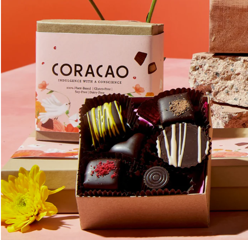 Picture of Coracao Gratitude Collection 8 Piece Truffle Box