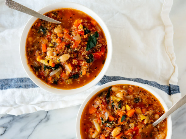 Picture of Vegetables Are the Star of This Minestrone (Vegan) -- 22 OZ