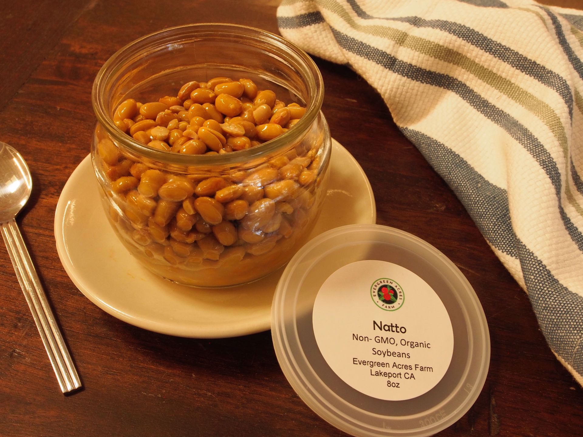 Picture of Evergreen Acres Farm Non-GMO Soybeans Natto