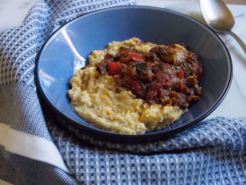 Picture of Creamy Polenta Pie with Ratatouille