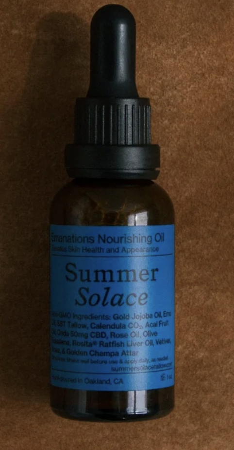 Picture of Summer Solace Emanations Nourishing Face and Hair Oil-Animal-based