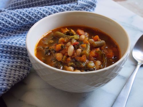 Picture of Vegetables Are the Star of This Minestrone (Vegan) -- 22 OZ