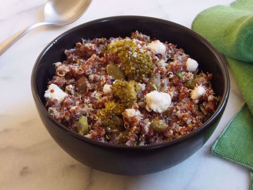 Picture of Roasted Broccoli and Quinoa Salad with Pepitas and Feta (Vegetarian) -- 16 oz