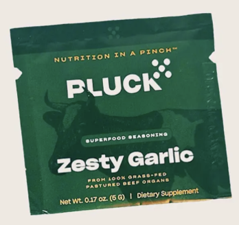 Picture of Pluck Superfood Seasoning Zesty Garlic -- Individual Packet (2 servings)