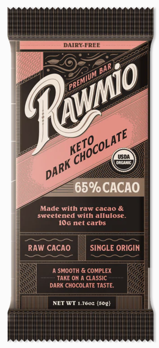 Picture of Rawmio Premium Keto Dark Chocolate Bar - 65% Cacao