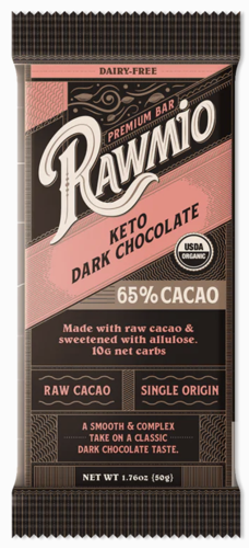 Picture of Rawmio Premium Keto Dark Chocolate Bar - 65% Cacao