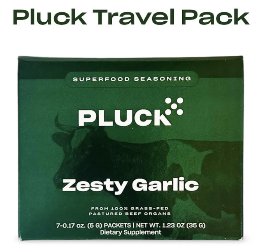 Picture of Pluck Superfood Seasoning Zesty Garlic -- Individual Packet (2 servings)