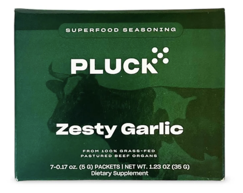 Picture of Pluck Superfood Seasoning Zesty Garlic-Travel Pack-