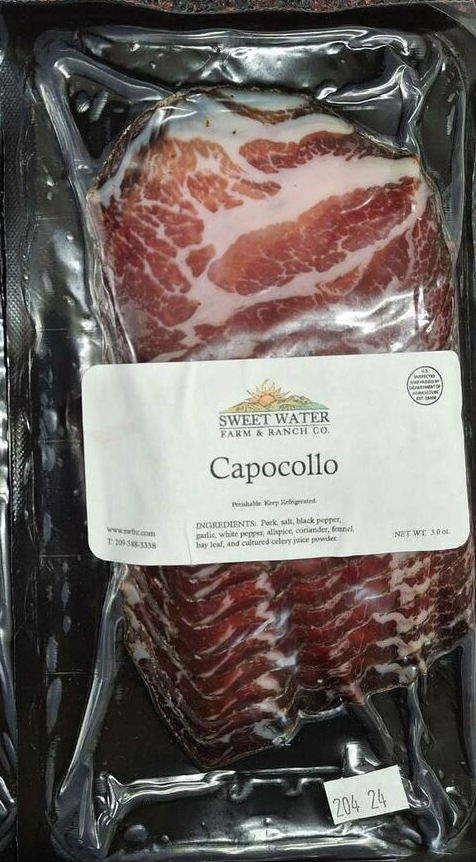 Picture of Sweet Water Farm & Ranch Co -Sliced Capocollo-