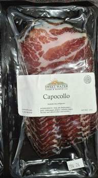 Picture of Sweet Water Farm & Ranch Co -Sliced Capocollo-