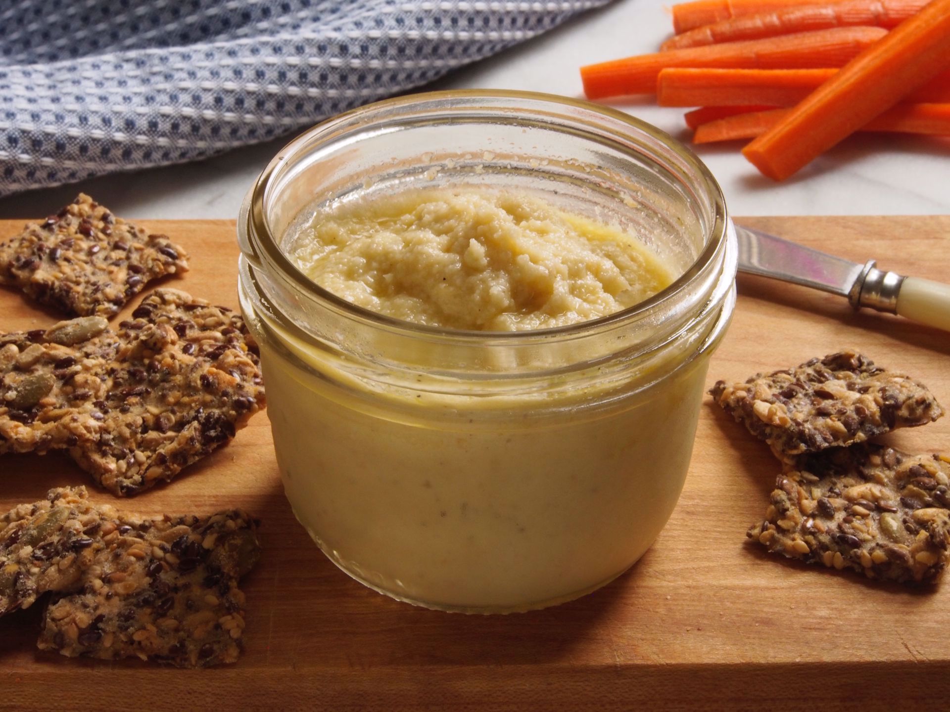 Picture of Paleo Cauliflower Hummus (Vegan) -- 8 oz
