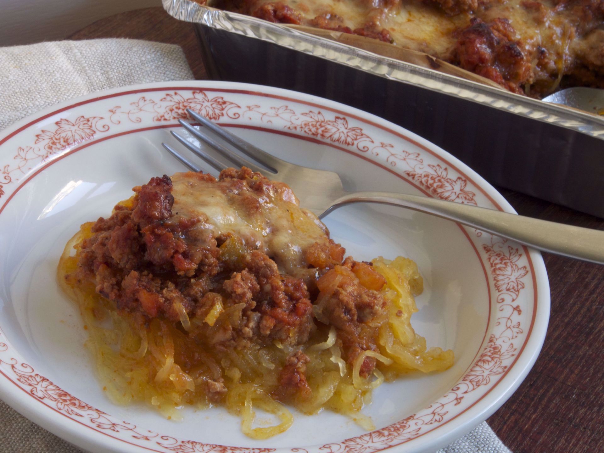 Picture of Frozen -- Baked Spaghetti Squash and Ragu Pie