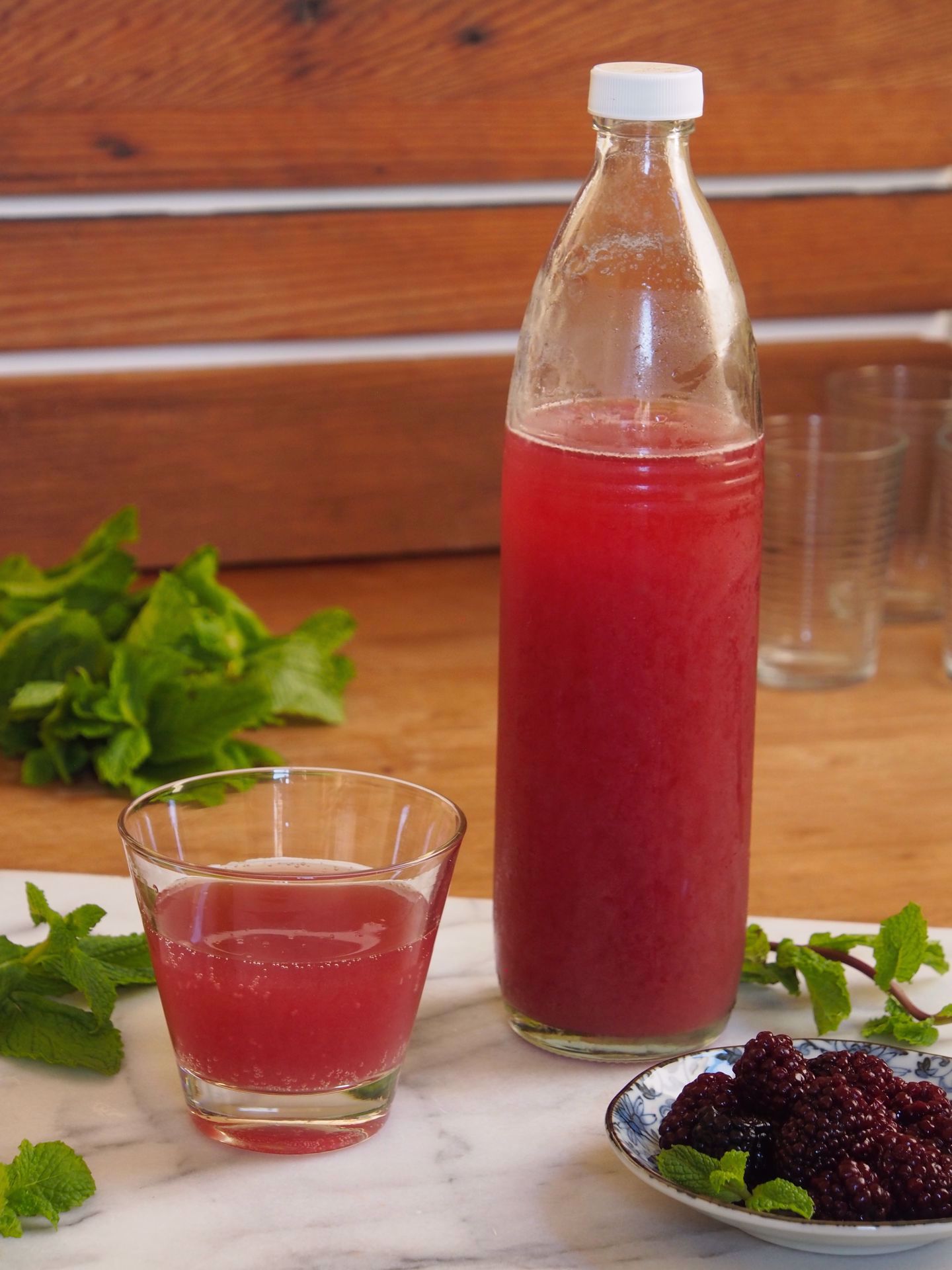 Picture of Blackberry Mint Kefir