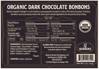 Picture of Rawmio 70% Dark Chocolate Bonbons