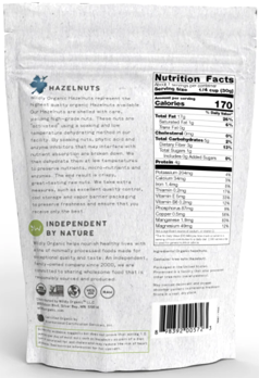 Picture of Wildly Organic-Hazelnuts: Raw, Soaked and Dried, Certified Organic