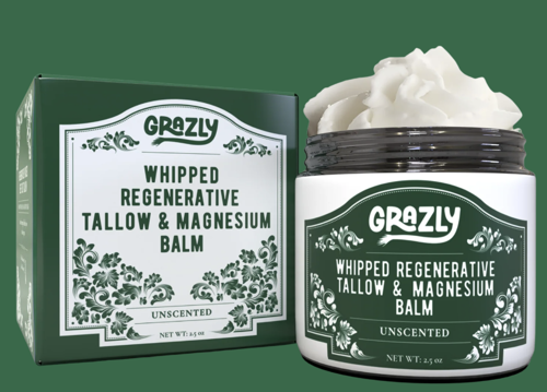 Picture of Grazly-Dead Sea Magnesium & Tallow Balm-Unscented-